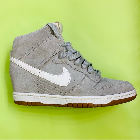 Nike Dunk Sky Hi Grey Suede Women’s 7.5